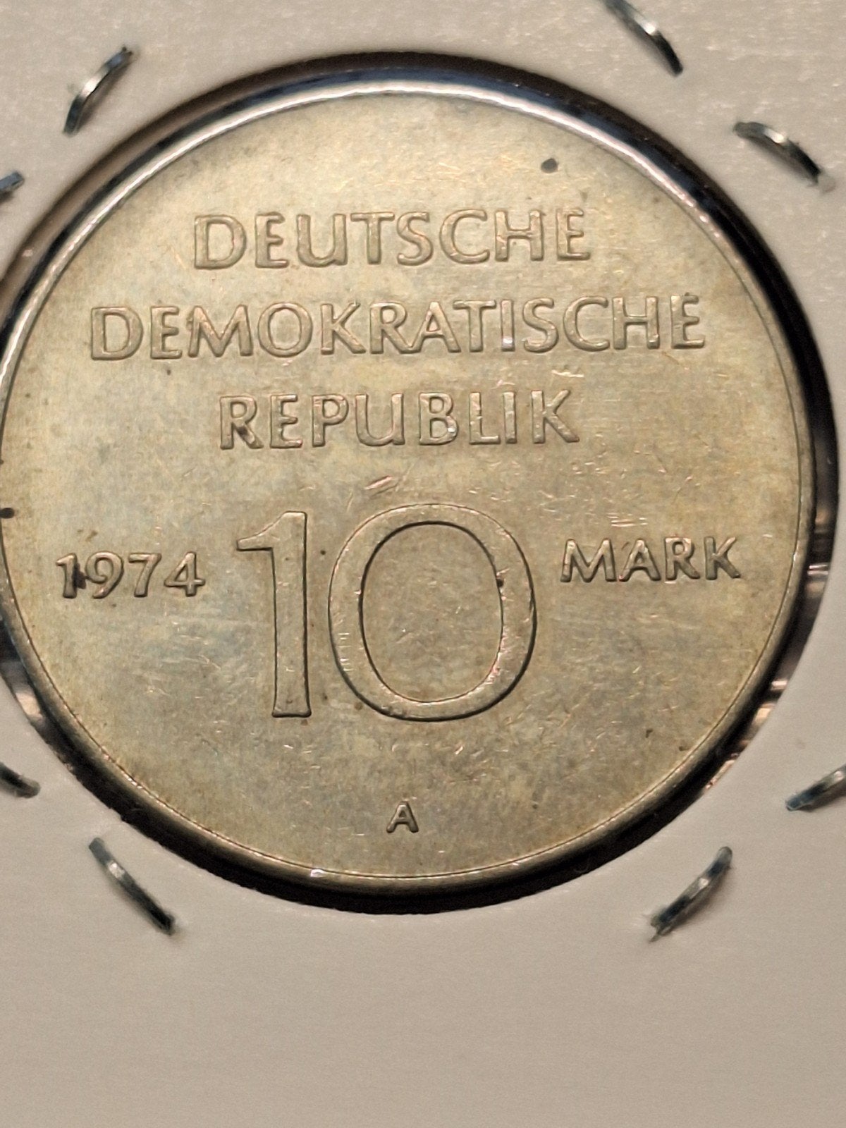 Ddr 10 mark 1974, Ophalen of Verzenden, Duitsland