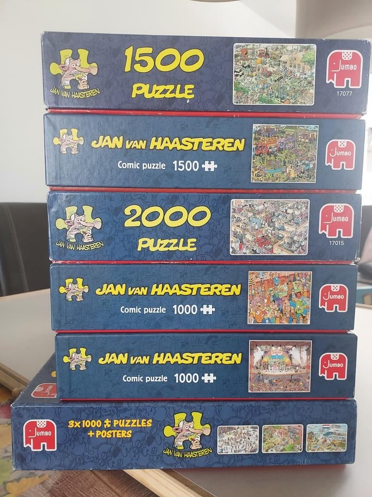 Jan van Haasteren puzzels - Zo goed als nieuw, Ophalen of Verzenden, Meer dan 1500 stukjes, Zo goed als nieuw, Legpuzzel
