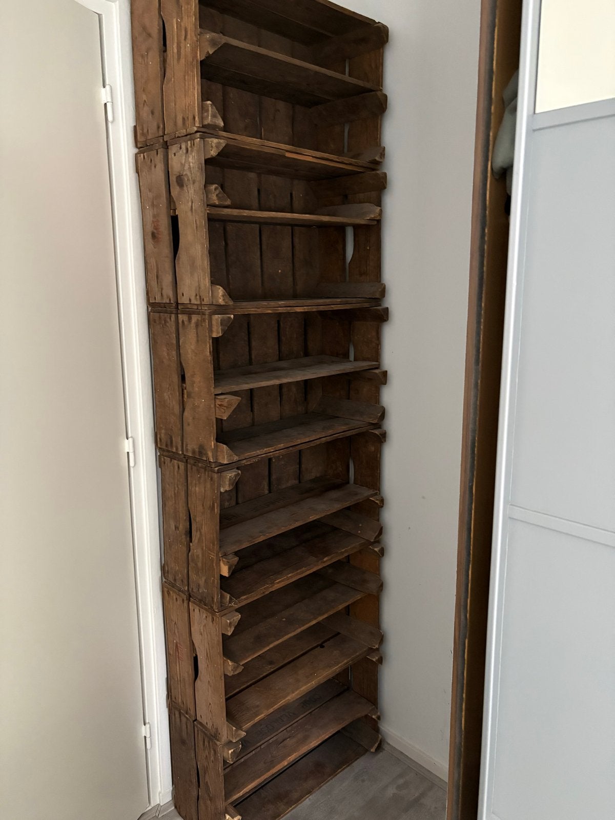 Vintage Houten Kratten - Decoratief en Functioneel, Ophalen, Gebruikt, Minder dan 35 cm, Minder dan 50 cm