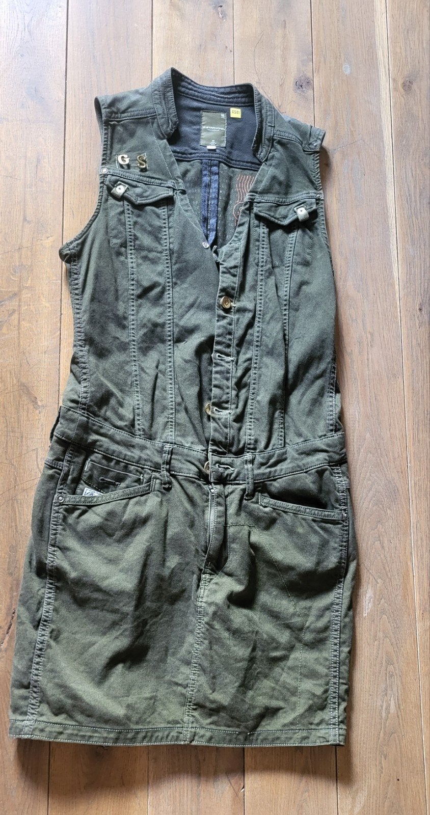 G-Star Women denim jurk maat M, Maat 38/40 (M), G-Star Women, Ophalen of Verzenden, Gedragen