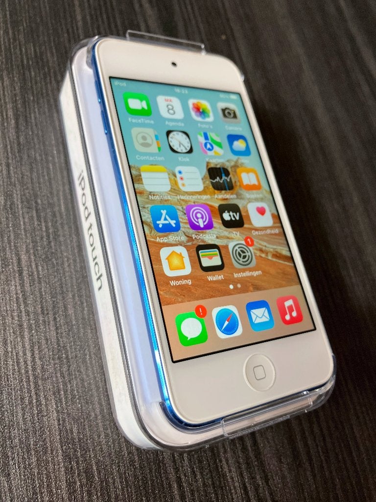 Apple Ipod Touch 7e generatie 32gb blauw, Ophalen of Verzenden, Zo goed als nieuw, 20 tot 40 GB, Touch