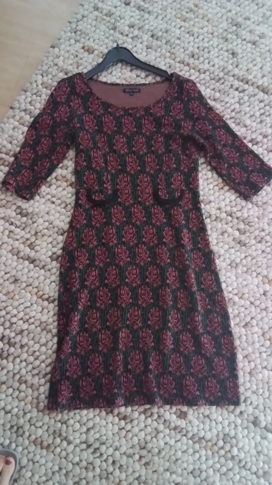 King Louie jurk M , rozen, Kleding | Dames, Overige kleuren, Ophalen of Verzenden, Zo goed als nieuw, Knielengte