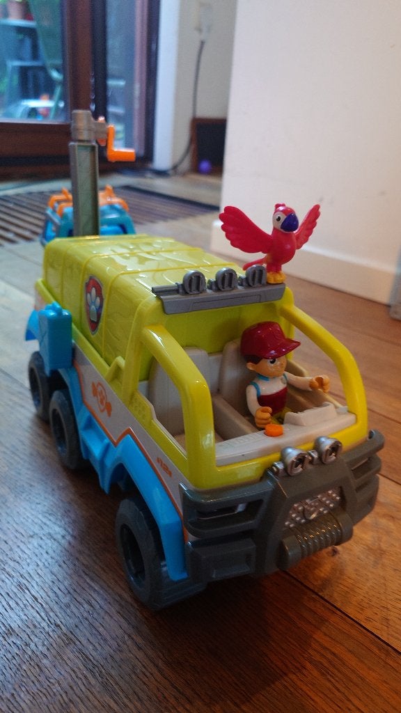 Paw Patrol Jungle Rescue Paw Terreinwagen (compleet), Ophalen of Verzenden, Zo goed als nieuw