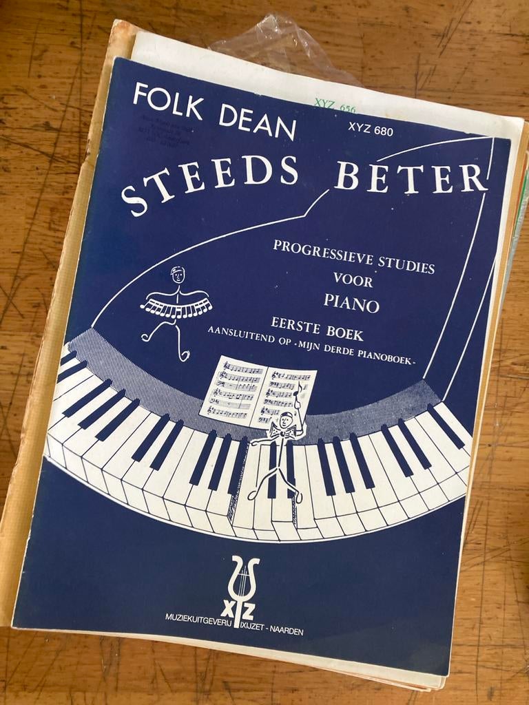 Folk Dean Steeds Beter - Progressieve studies voor piano, Gebruikt, Overige genres, Les of Cursus, Ophalen of Verzenden