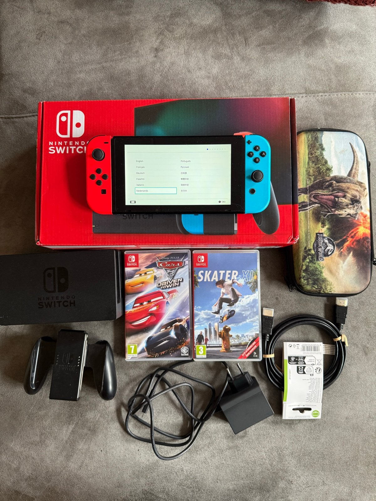 🎮Nintendo Switch V2 complete set met games & 128gb SD kaart, Met games, Met 2 controllers, Ophalen of Verzenden, Zo goed als nieuw