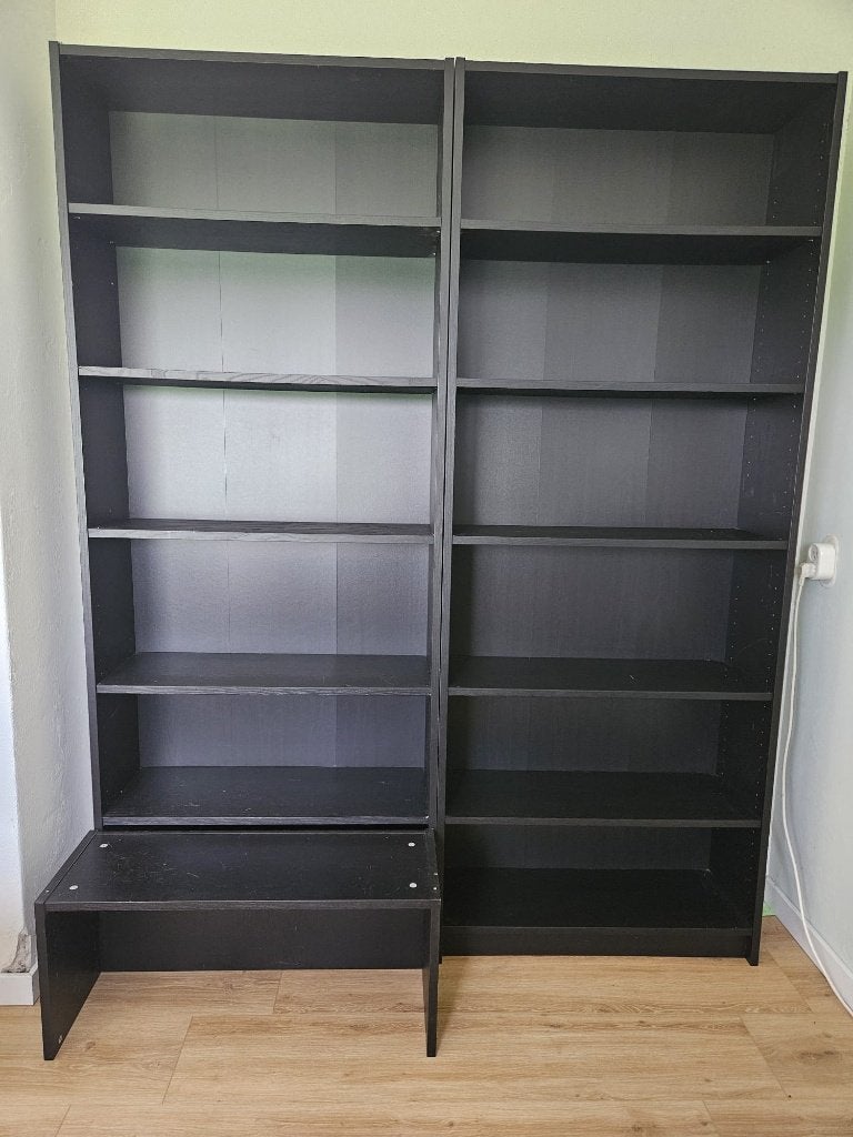 3x IKEA Billy boekenkasten zwart, Ophalen, Met plank(en), 200 cm of meer, 50 tot 100 cm