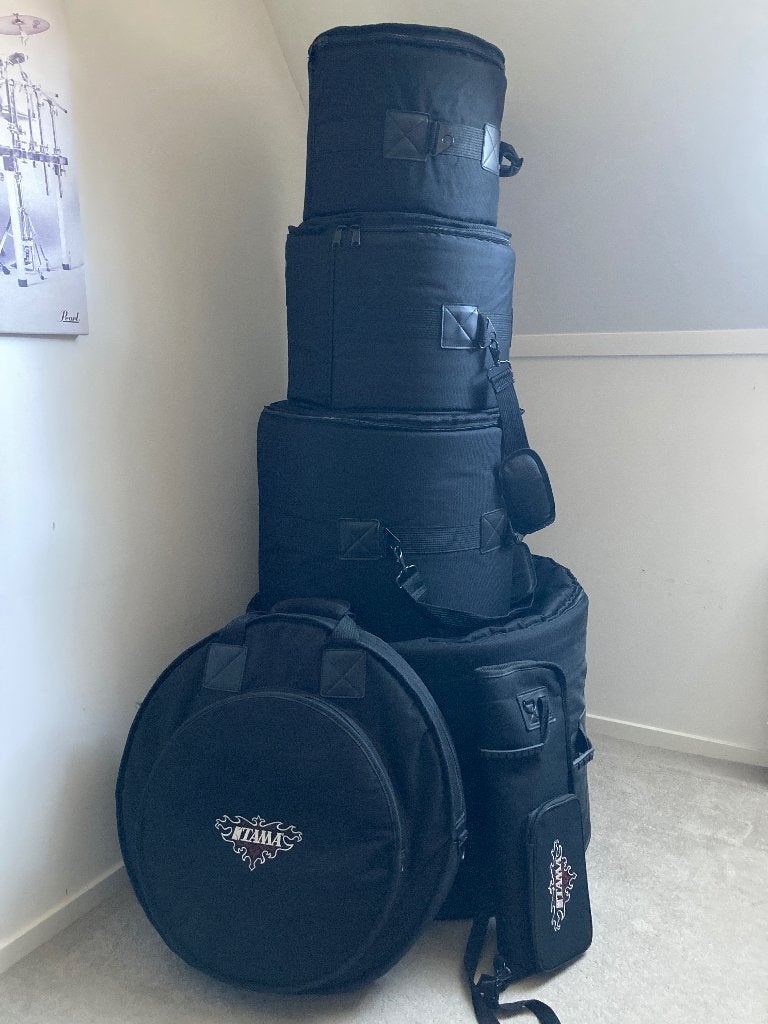 Tama DX-series drum, bekken en stokken tassen/hoezen, Ophalen of Verzenden, Gebruikt, Overige instrumenten