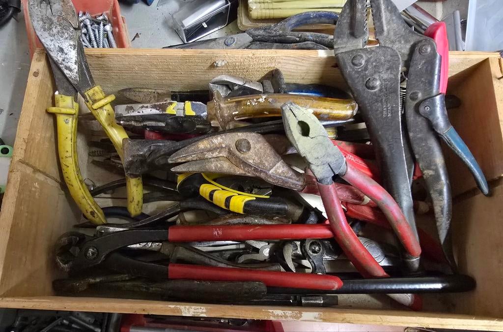 Diverse partij gebruikte tangen - Ideaal voor klussers, Ophalen, Gebruikt