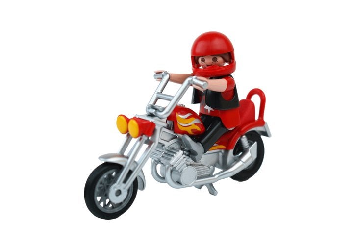 1000 motorrijder, Kinderen en Baby's, Speelgoed | Playmobil, Ophalen of Verzenden, Nieuw, Complete set