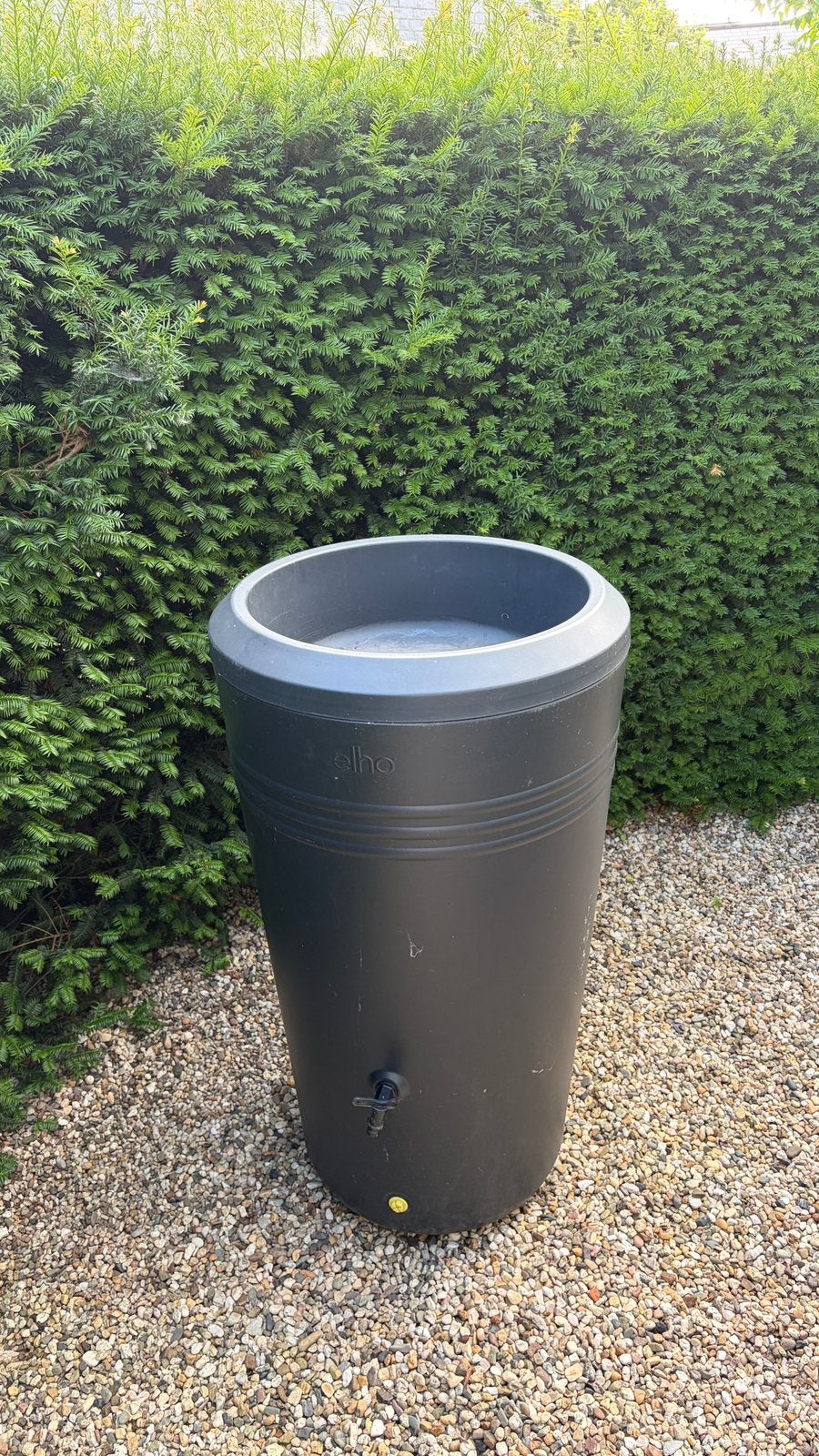 Elho regenton met kraantje, 200 liter, Tuin en Terras, Regentonnen, Ophalen, Kunststof, Gebruikt, Met kraantje