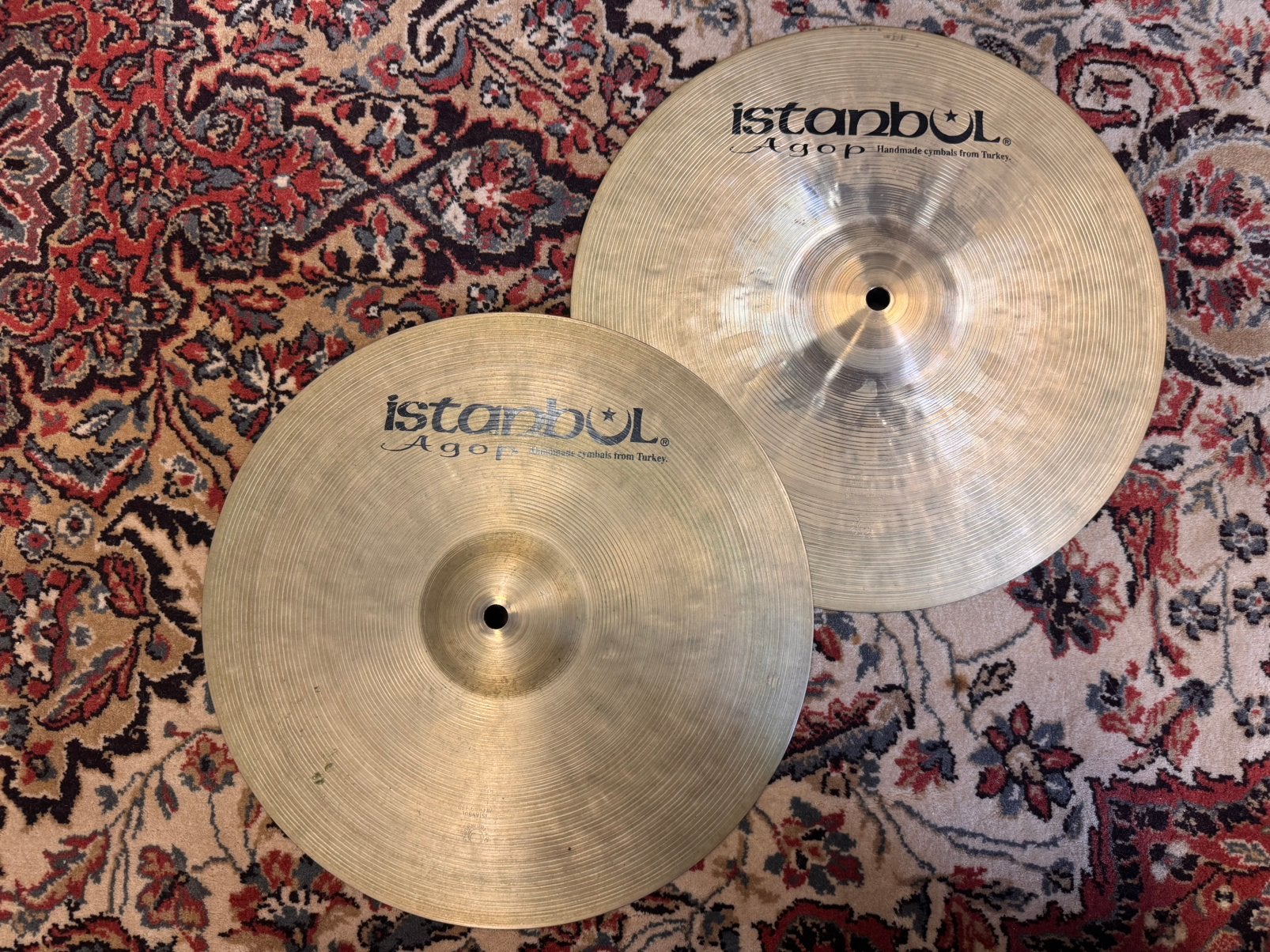 14” Istanbul Agop Hihat, Istanbul, Drums of Percussie, Ophalen of Verzenden, Zo goed als nieuw