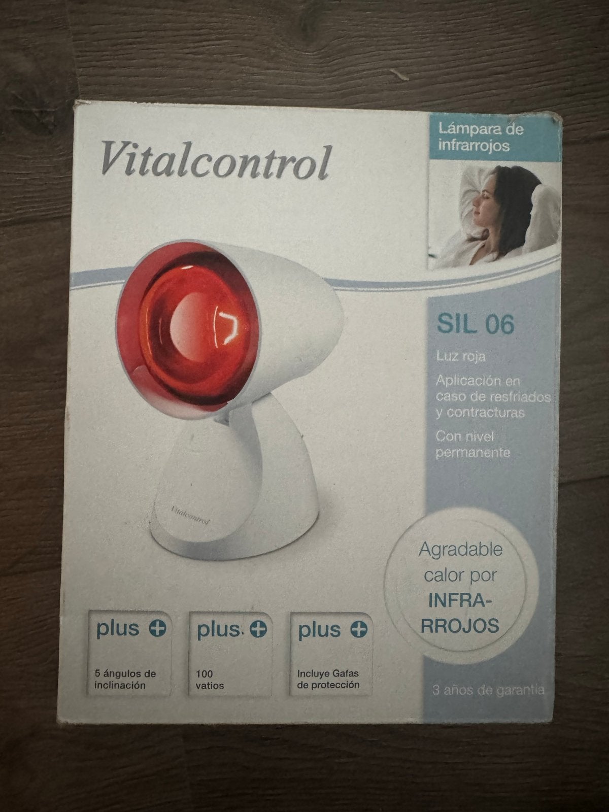 Vitalcontrol Infraroodlamp SIL 06 - Nieuw in doos, Ophalen of Verzenden, Nieuw, Overige typen