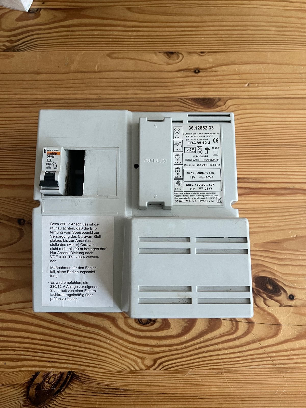 Scheiber Omvormer/Transformator voor Eriba Caravan, Caravans en Kamperen, Caravan accessoires, Ophalen, Gebruikt