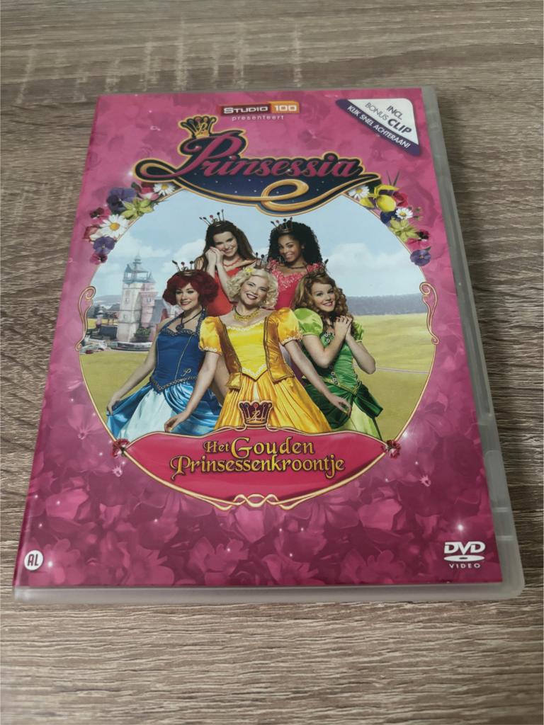 Dvd Prinsessia - Het Gouden Prinsessenkroontje, Alle leeftijden, Ophalen of Verzenden, Gebruikt