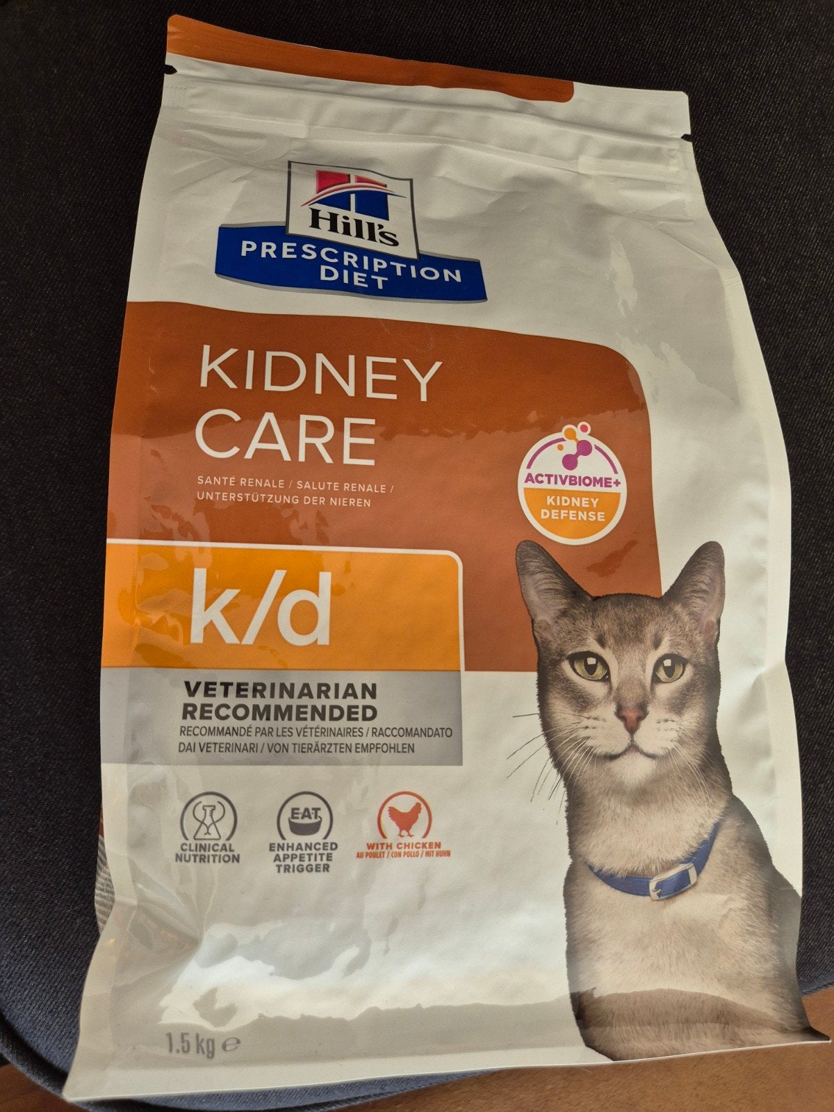 Hills kattenvoer kidney care 1,5 kg, Ophalen, Kat
