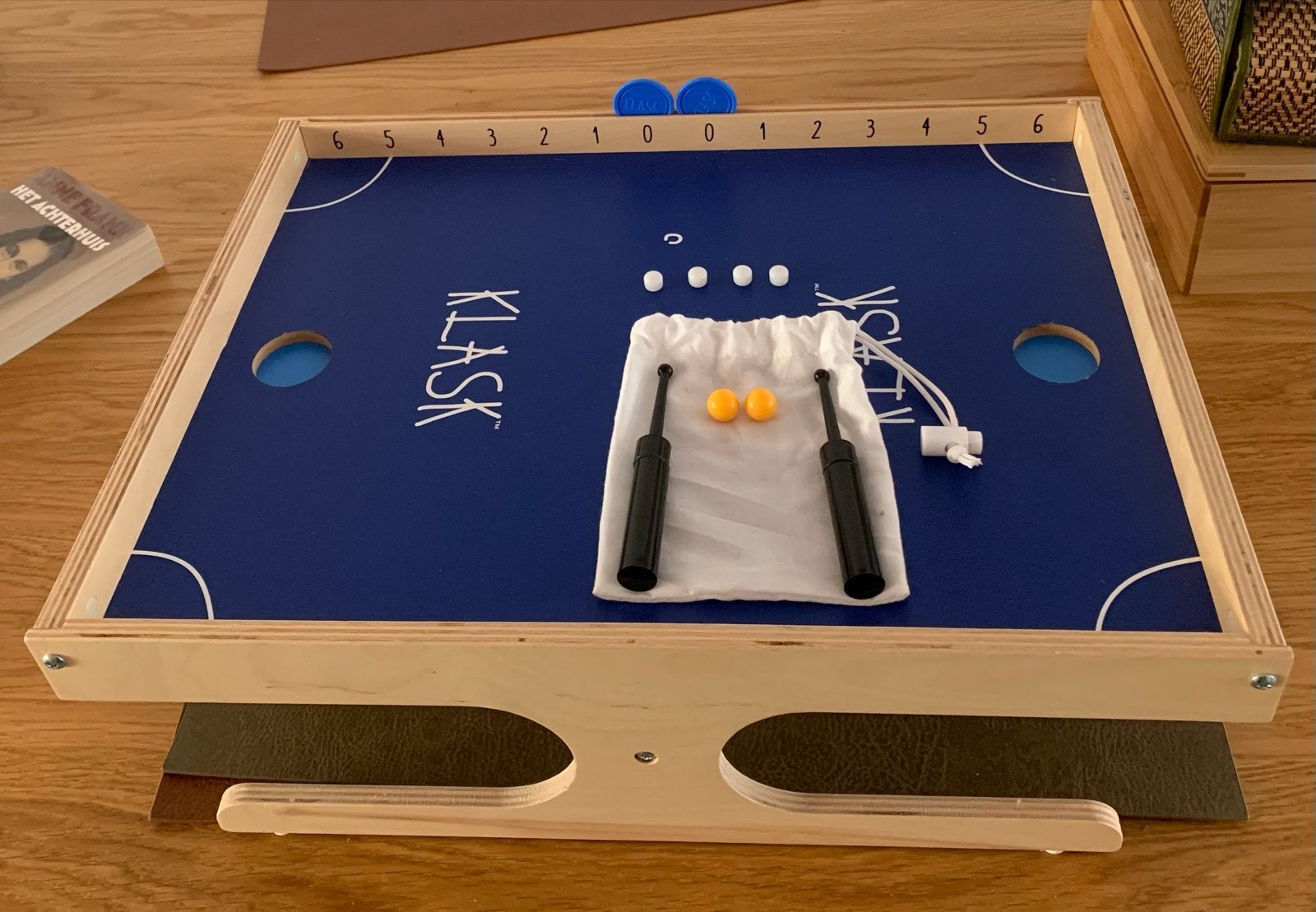 Klask Deens bordspel, Een of twee spelers, Ophalen of Verzenden, Zo goed als nieuw