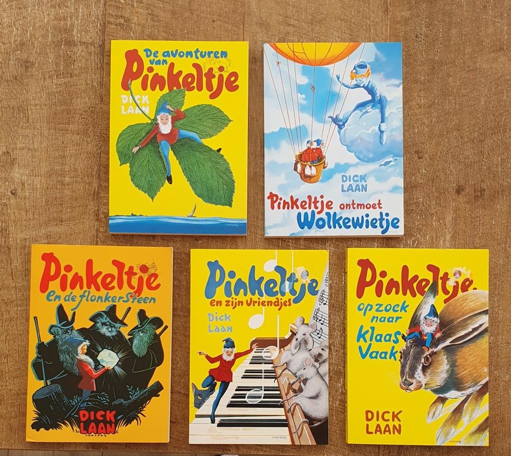 Pinkeltje Boeken Collectie - 5 Delen van Dick Laan, Boeken, Ophalen, Gelezen, Dick Laan, Sprookjes
