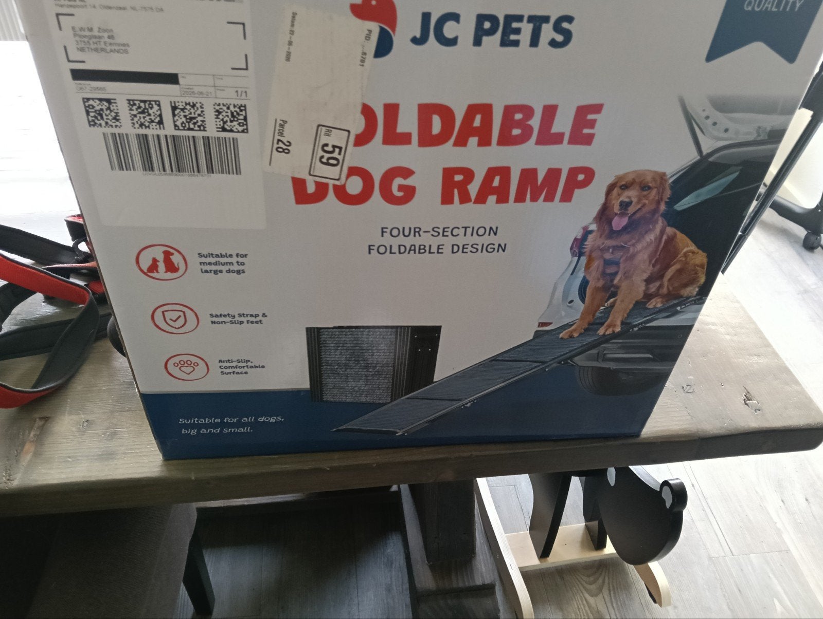 honden opstap auto, Ophalen, Nieuw