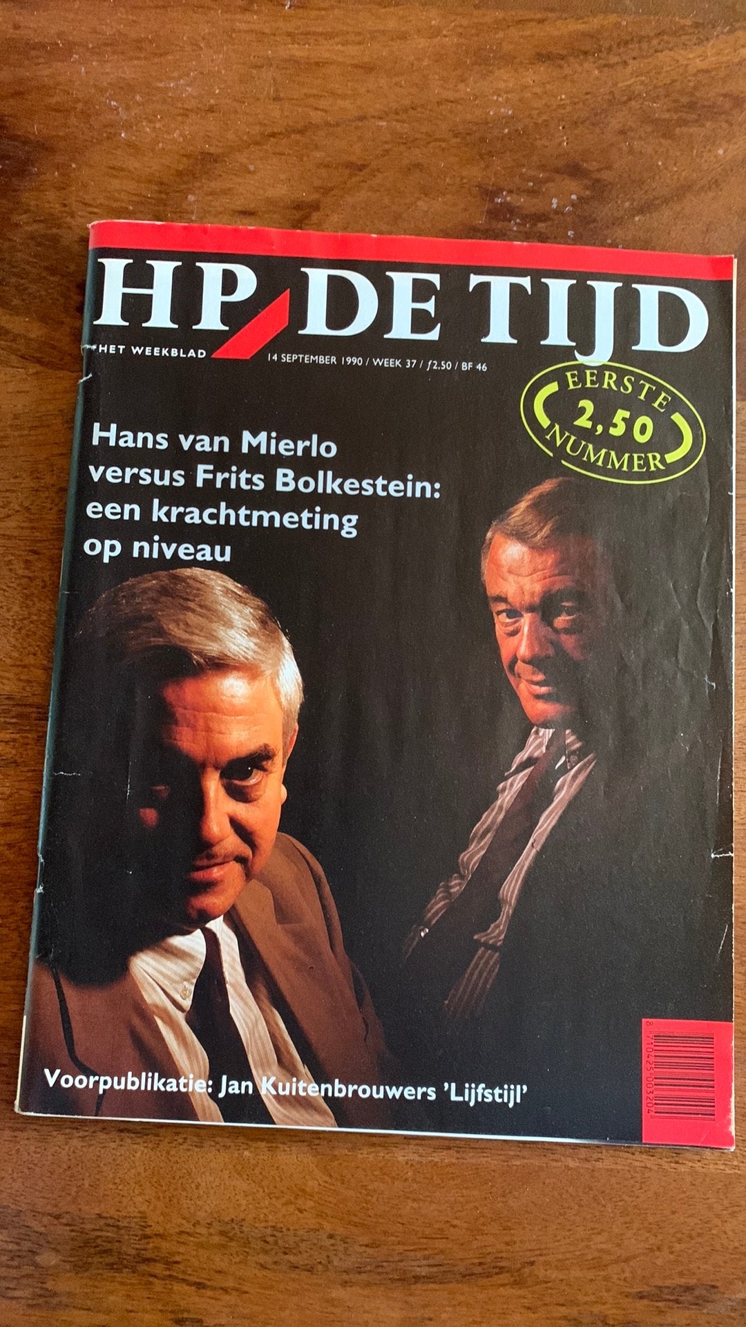 HP De Tijd - Eerste nummer 14 september 1990, Ophalen of Verzenden, Gelezen, Overige typen