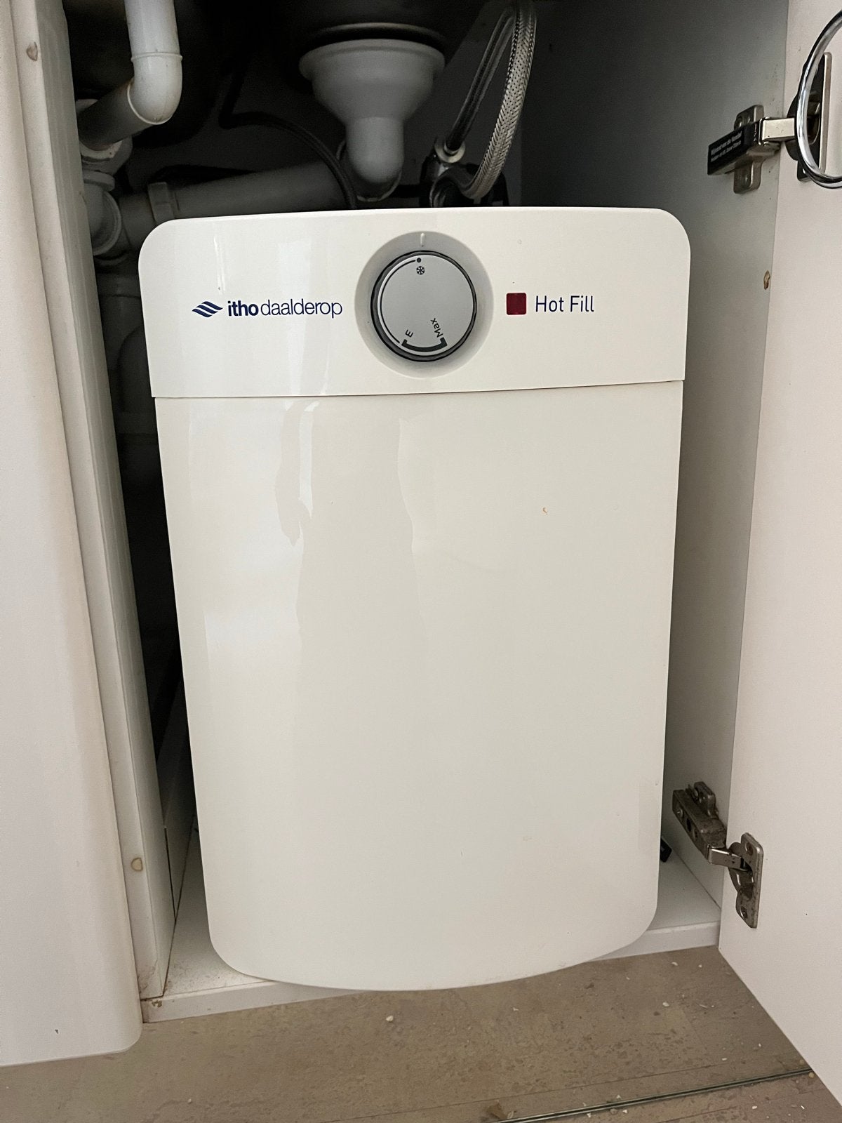 Itho Daalderop Hot Fill 10L Boiler, Doe-het-zelf en Verbouw, Geisers en Boilers, Ophalen, Gebruikt, Boiler, Minder dan 20 liter