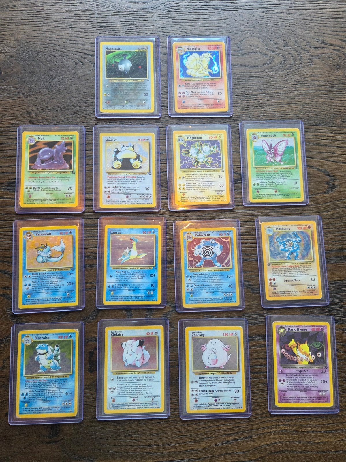 Mooie collectie vintage Pokemon kaarten!, Ophalen of Verzenden, Meerdere kaarten