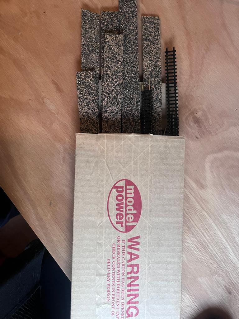 Kurkbedding n spoor (90cm) 8 stuks, Verzenden, Zo goed als nieuw, Gelijkstroom, Overige merken