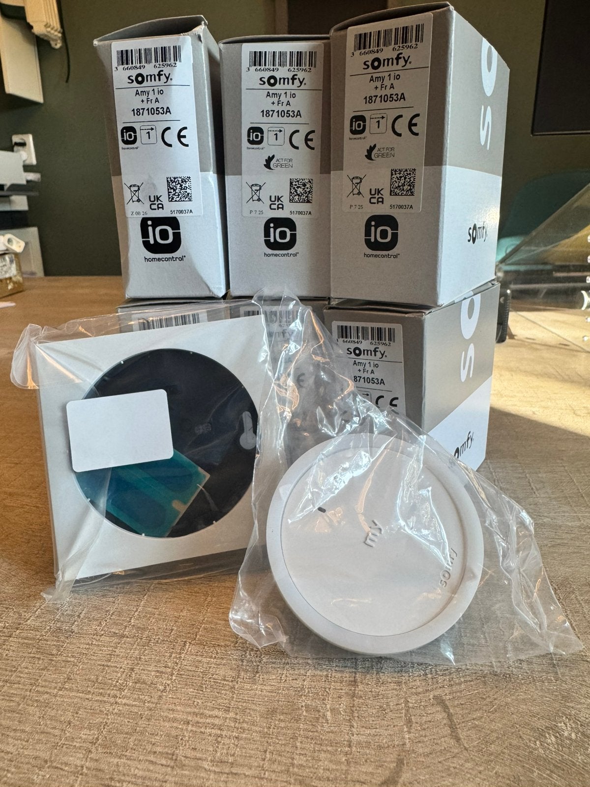 Somfy amy 1 rs 110 io. Rond frame, Telecommunicatie, Mobiele telefoons | Telefoon-opladers, Ophalen of Verzenden, Zo goed als nieuw