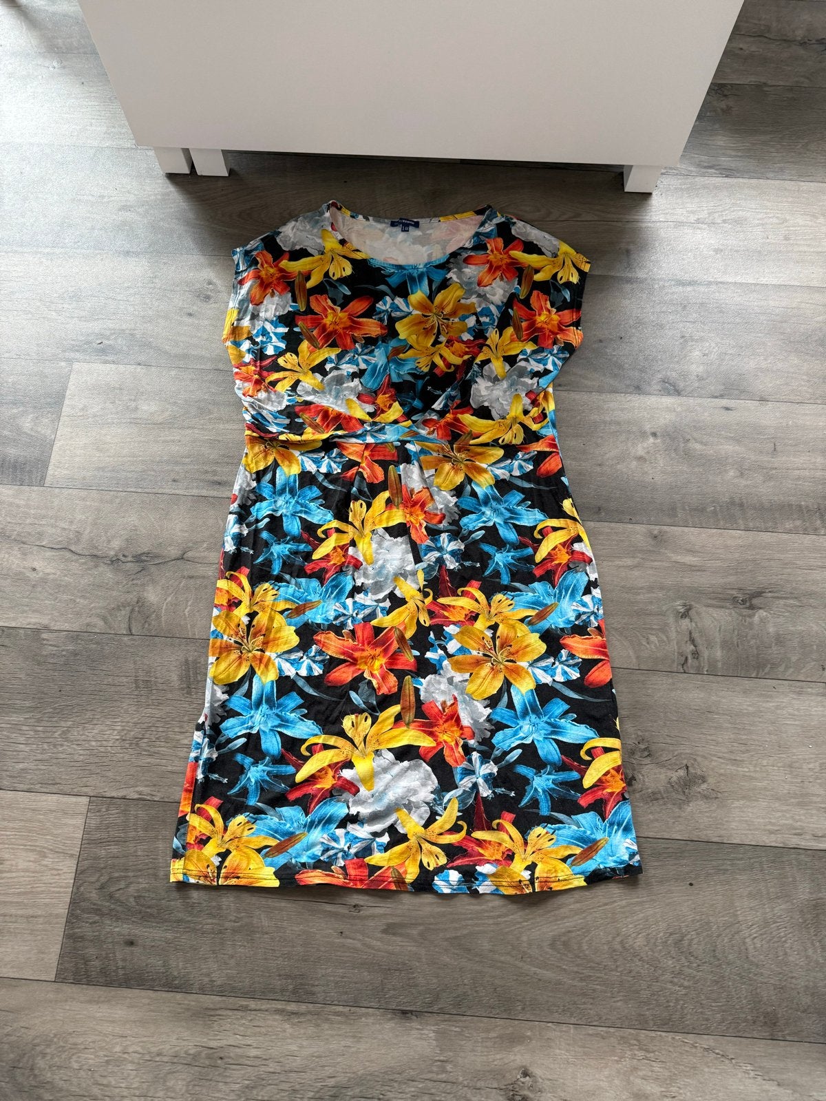 Charles Vögele Bloemen Zomerjurk Maat 44, Kleding | Dames, Meerkleurig, Maat 42/44 (L), Ophalen of Verzenden, Zo goed als nieuw