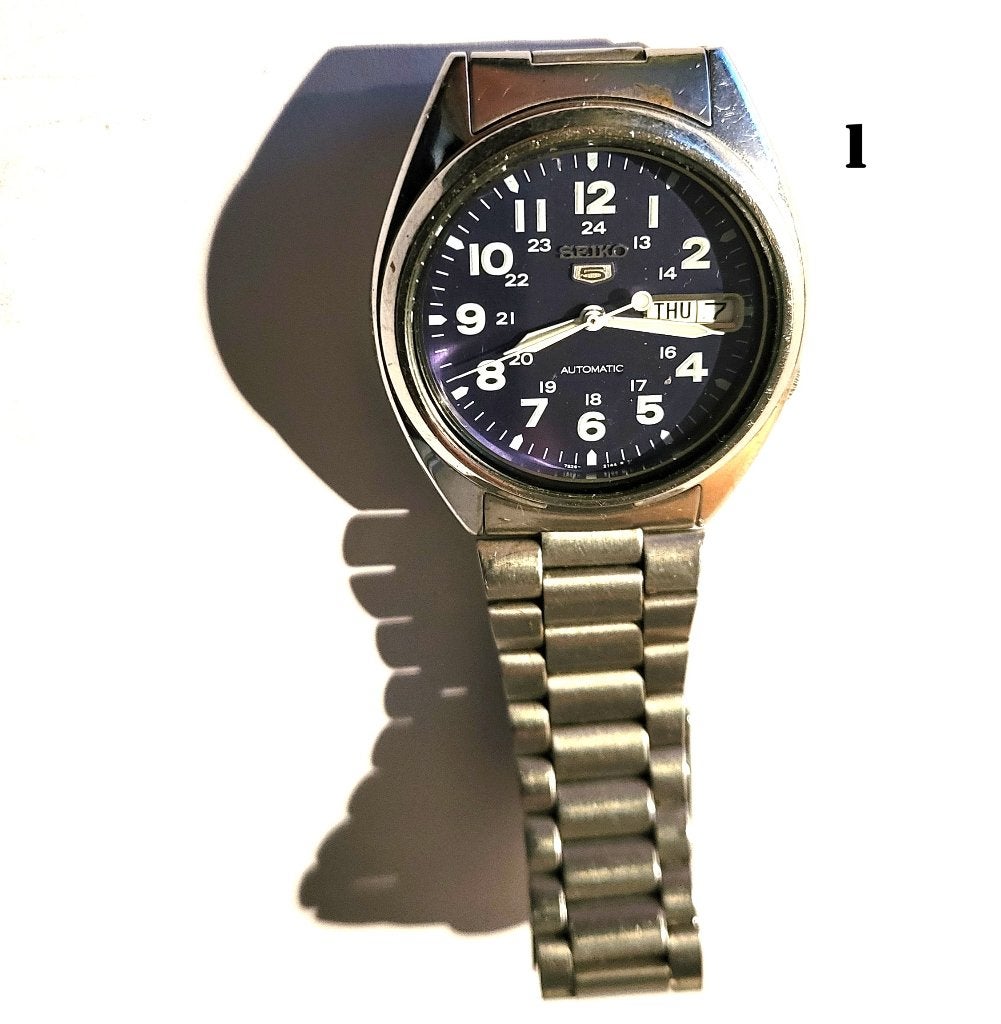 SEIKO horloges vintage uit vermoedelijk de jaren 1960-1970, Ophalen of Verzenden, Gebruikt, Staal, Seiko