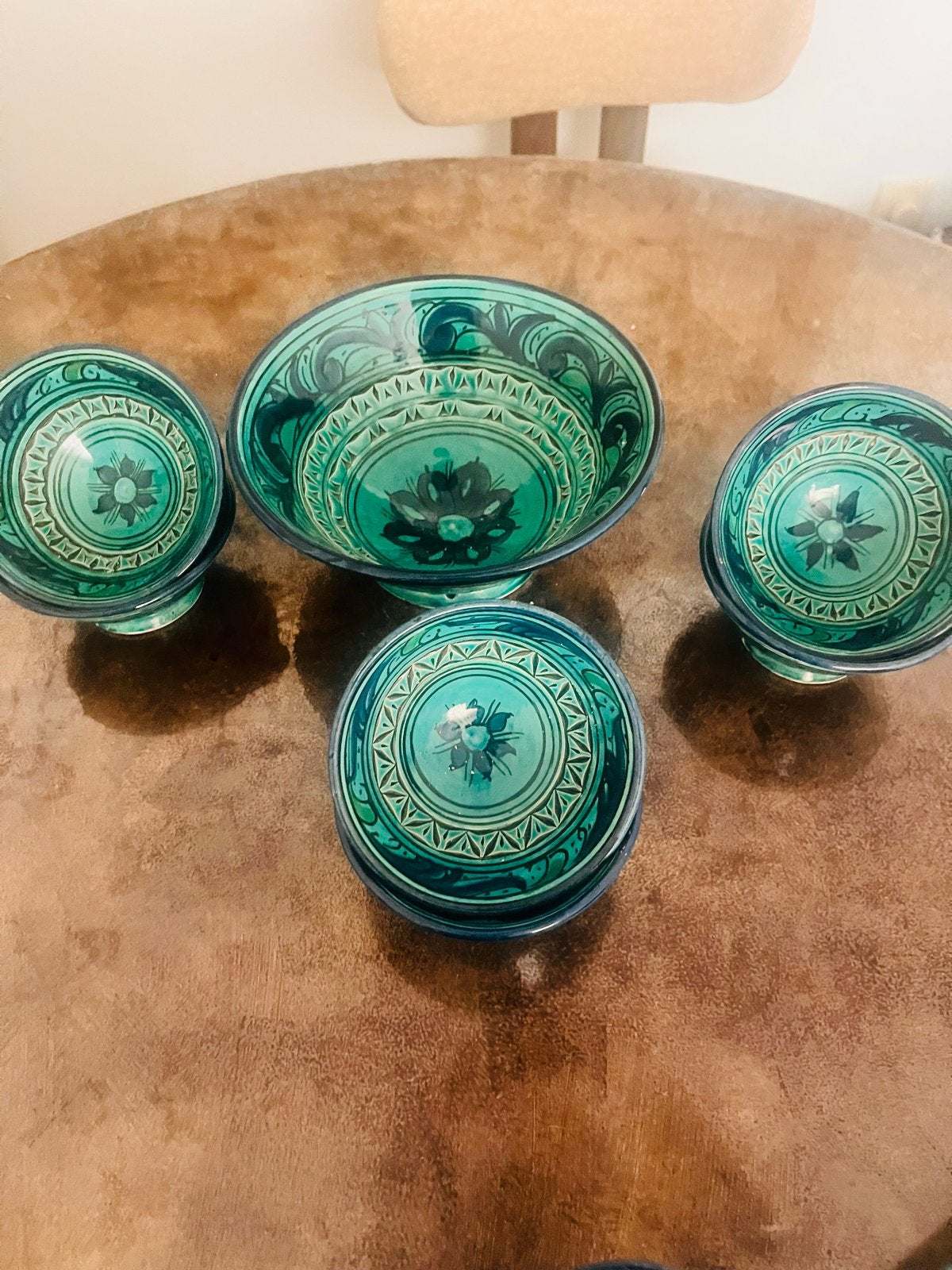 Prachtige Marokkaanse keramische schalen set, Ophalen
