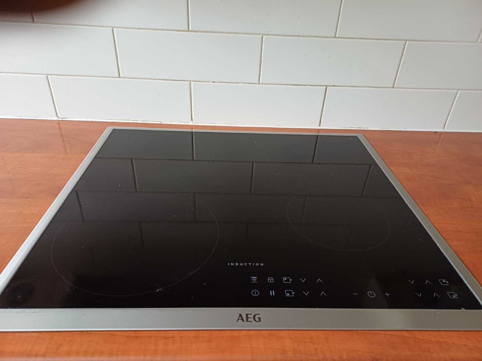 AEG Inductiekookplaat, Ophalen, 4 kookzones, Zo goed als nieuw, Inbouw