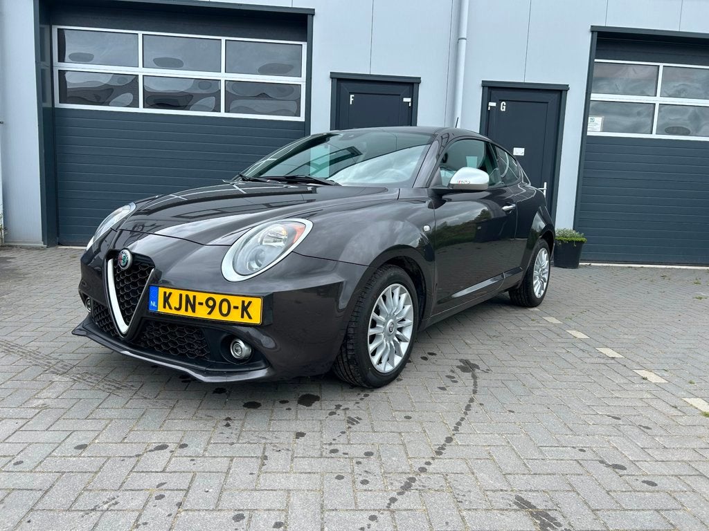 Alfa Romeo MiTo 0.9 TwinAir | Lage km stand | Zeer nette sta, Auto's, Alfa Romeo, Voorwielaandrijving, Stof, Gebruikt, Zwart