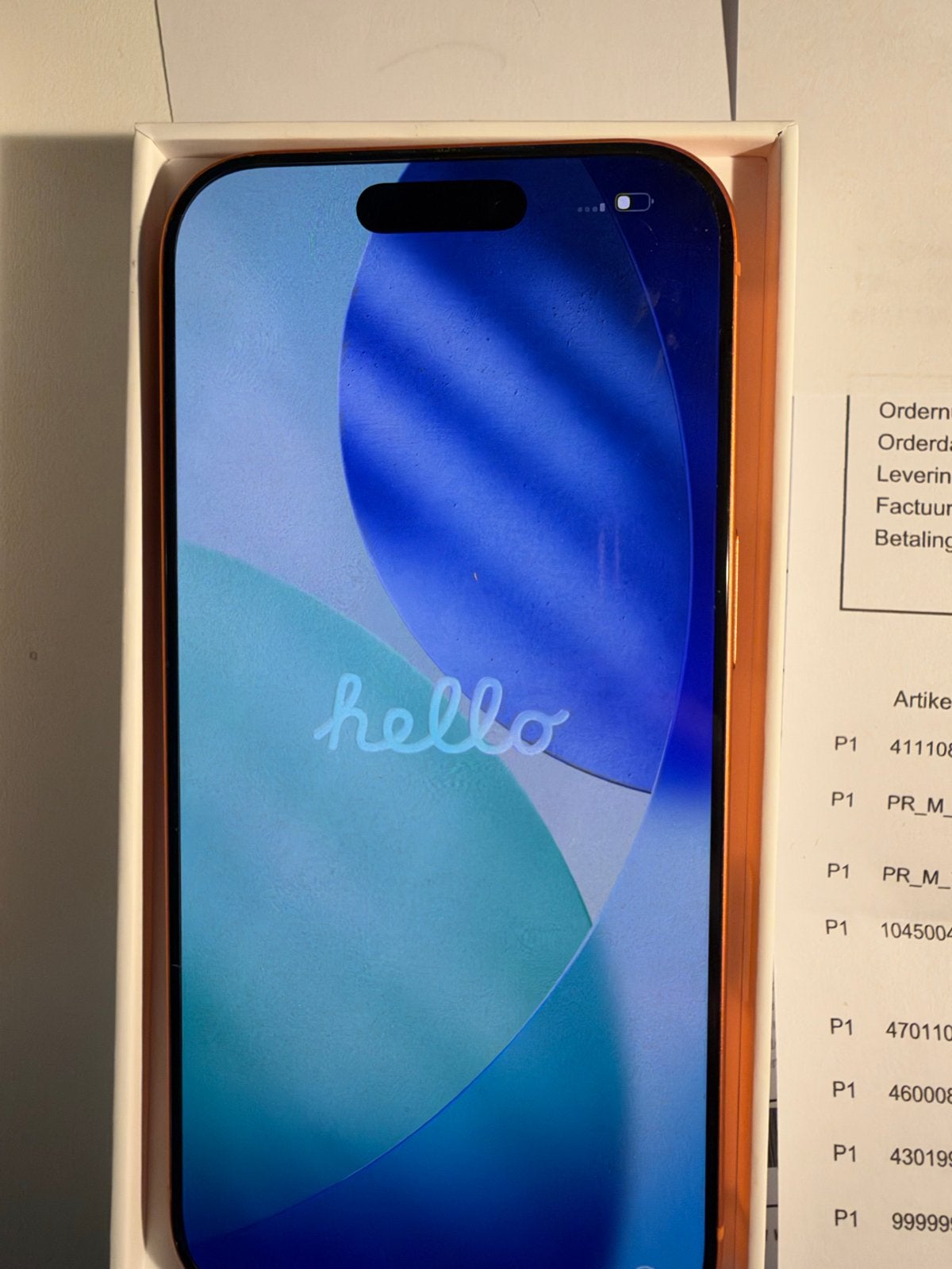 iPhone 17 Pro 256GB Oranje - Zo goed als nieuw, Telecommunicatie, 256 GB, Ophalen of Verzenden, Zo goed als nieuw, 100 %