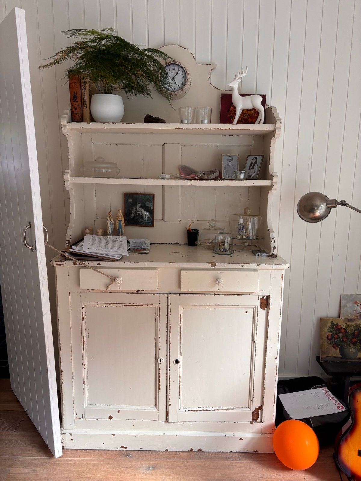 Antieke buffetkast/keukenkast - Brocante stijl, Ophalen