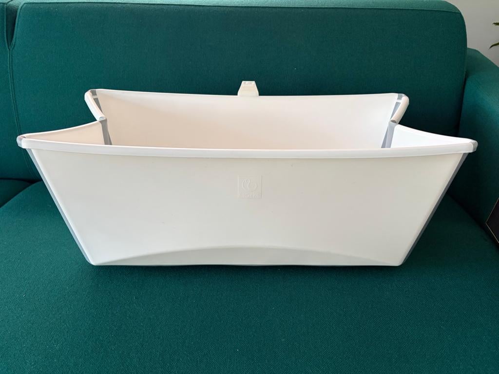 Stokke Flexi Bath opvouwbaar babybadje met Newborn Support, Zo goed als nieuw, Badje, Standaard, Ophalen