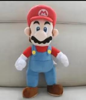 Super Mario grote knuffel Mario (38cm)