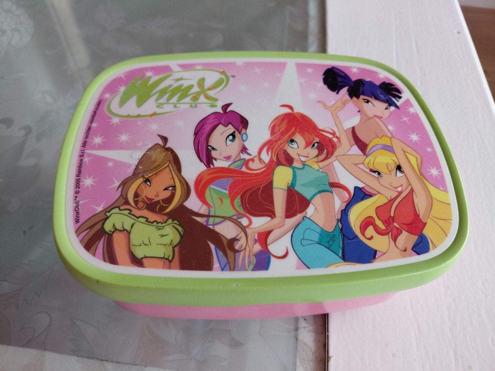 Vintage Winx Club Lunchtrommel Broodtrommel 2005 zeldzaam, Ophalen of Verzenden, Gebruikt