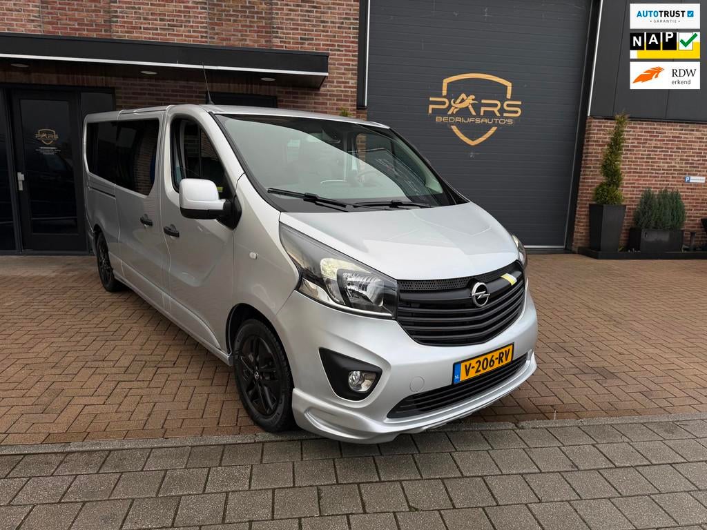 Opel Vivaro 1.6 CDTI L2H1 DC Sport EcoFlex Dubbele Cabine Du, Voorwielaandrijving, Gebruikt, Lichtsensor, Origineel Nederlands
