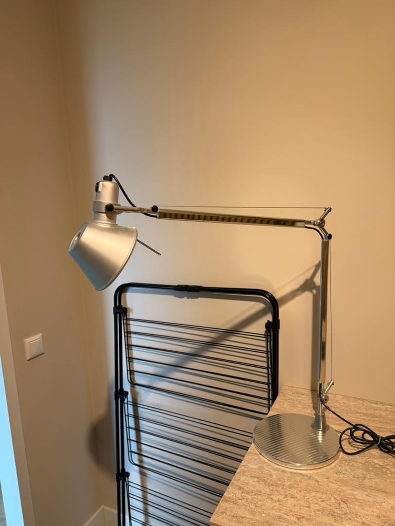Artemide Tolomeo bureaulamp - Aluminium, Verzenden, Zo goed als nieuw, Metaal, 75 cm of meer