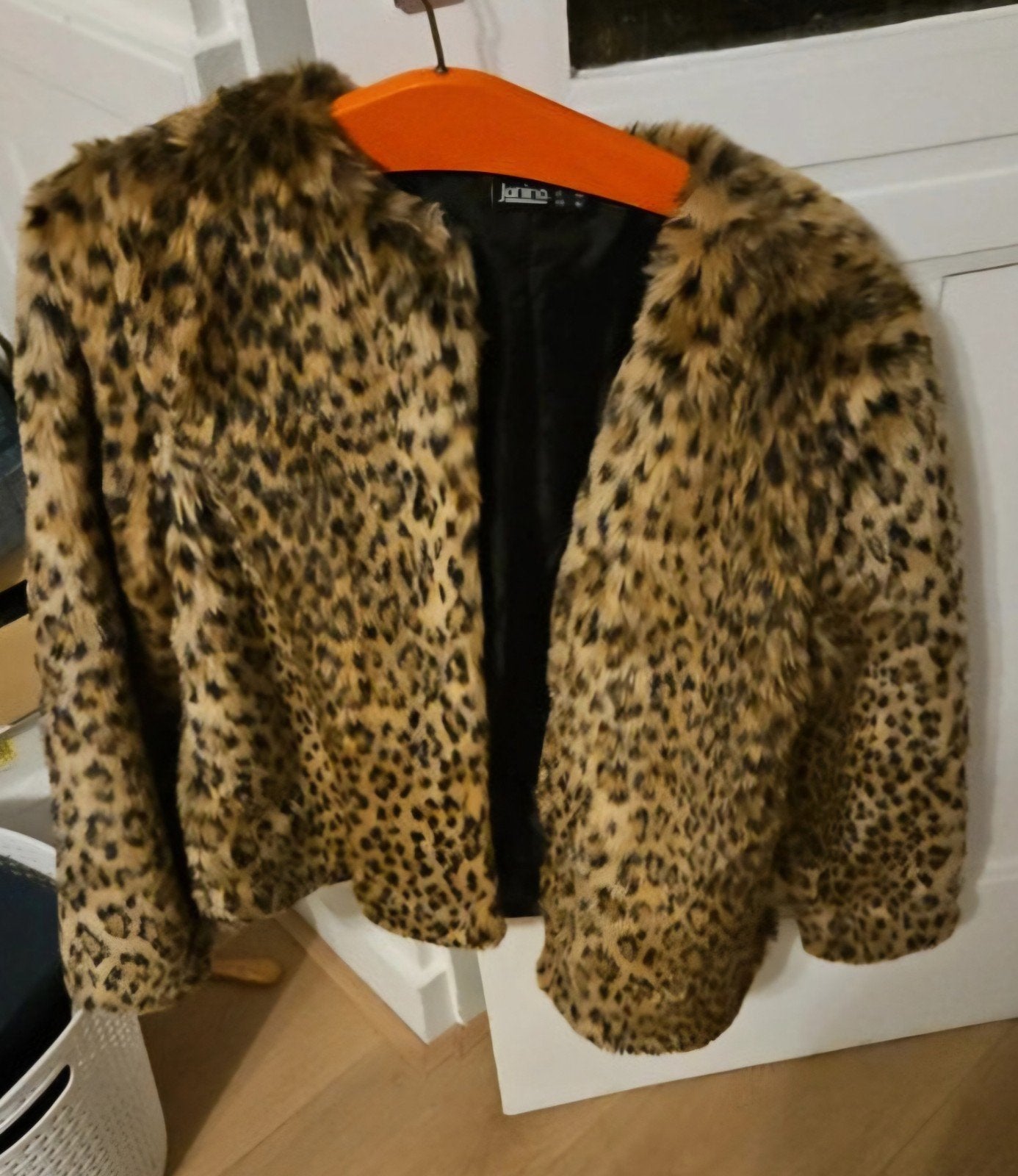 Leopardprint bontjasje van Janine - Maat M, Kleding | Dames, Maat 38/40 (M), Meerkleurig, Janine, Ophalen of Verzenden