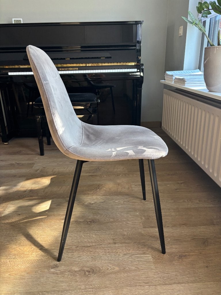 4 stoelen te koop, Ophalen, Gebruikt, Stof, Vier