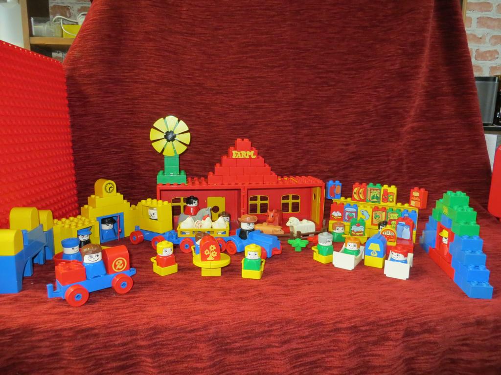 DUPLO vintage Winkel Boerderij Slaapkamer Boot Losse stenen, Ophalen of Verzenden, Gebruikt, Complete set, Duplo