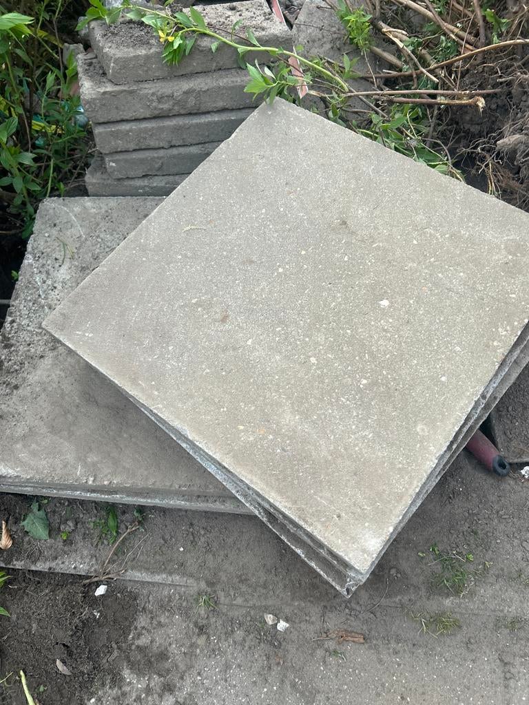 Beton tegels 4cm dik, Tuin en Terras, Tegels en Klinkers, Ophalen, Gebruikt, Minder dan 5 m², Beton