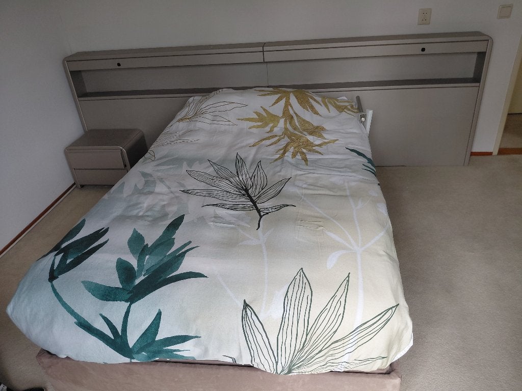 Twijfelaar Boxspring De Suite No 3 120 x 200, Ophalen, Beige, Zo goed als nieuw, Twijfelaar