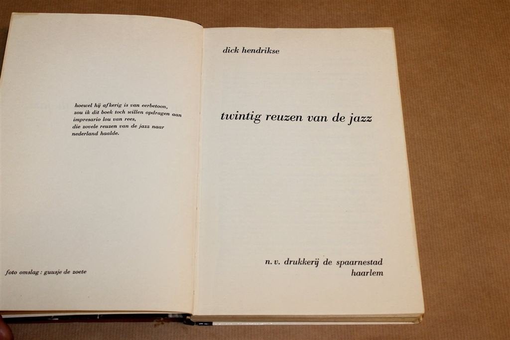 Twintig Reuzen van de Jazz — Vintage Portretten 1959, Ophalen of Verzenden, Gelezen, Genre of Stijl