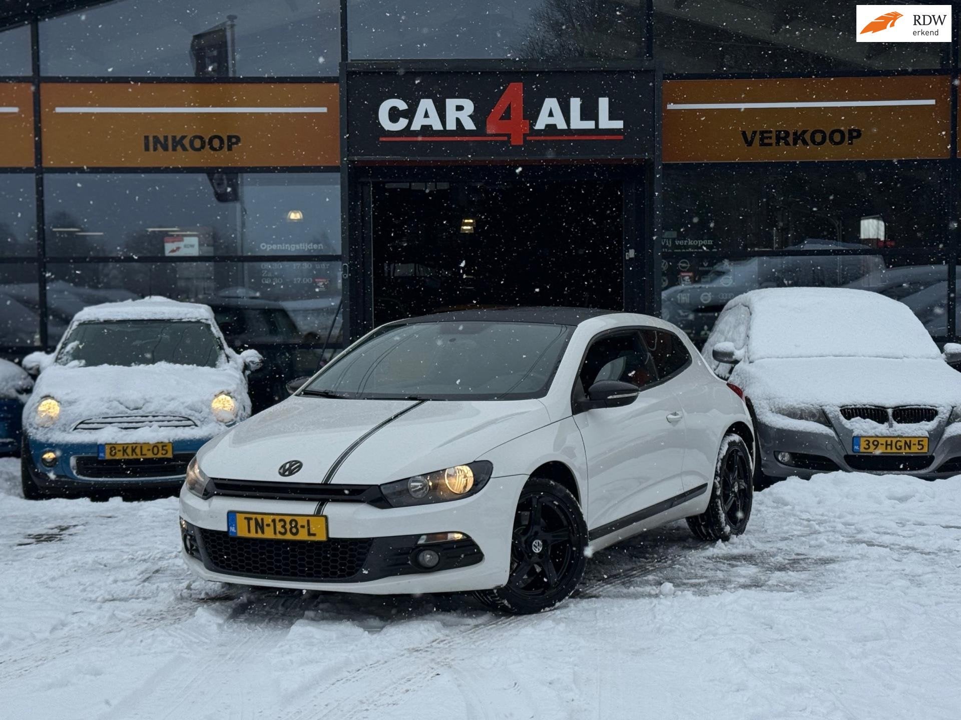 Volkswagen Scirocco 1.4 TSI Highline CARPLAY/AIRCO/APK 18-9-, Auto's, Volkswagen, Gebruikt, Zwart, 4 cilinders, 4 stoelen