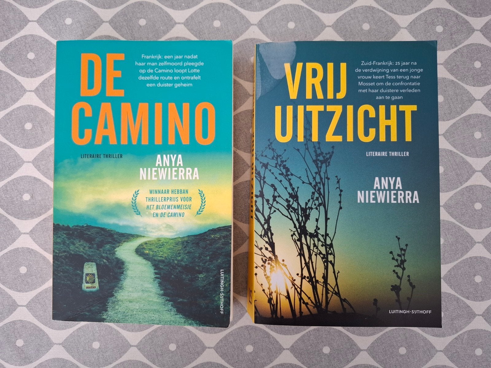 Anya Niewierra, De Camino en Vrij Uitzicht 2 boeken, Ophalen of Verzenden, Gelezen