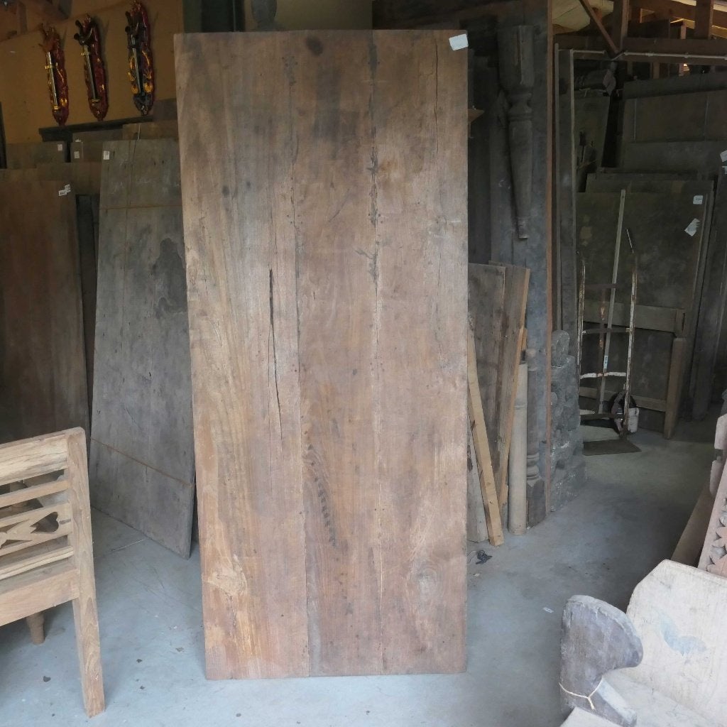 Antieke smalle tafel TX31 landelijk 196x83 GERESERVEERD, Ophalen of Verzenden