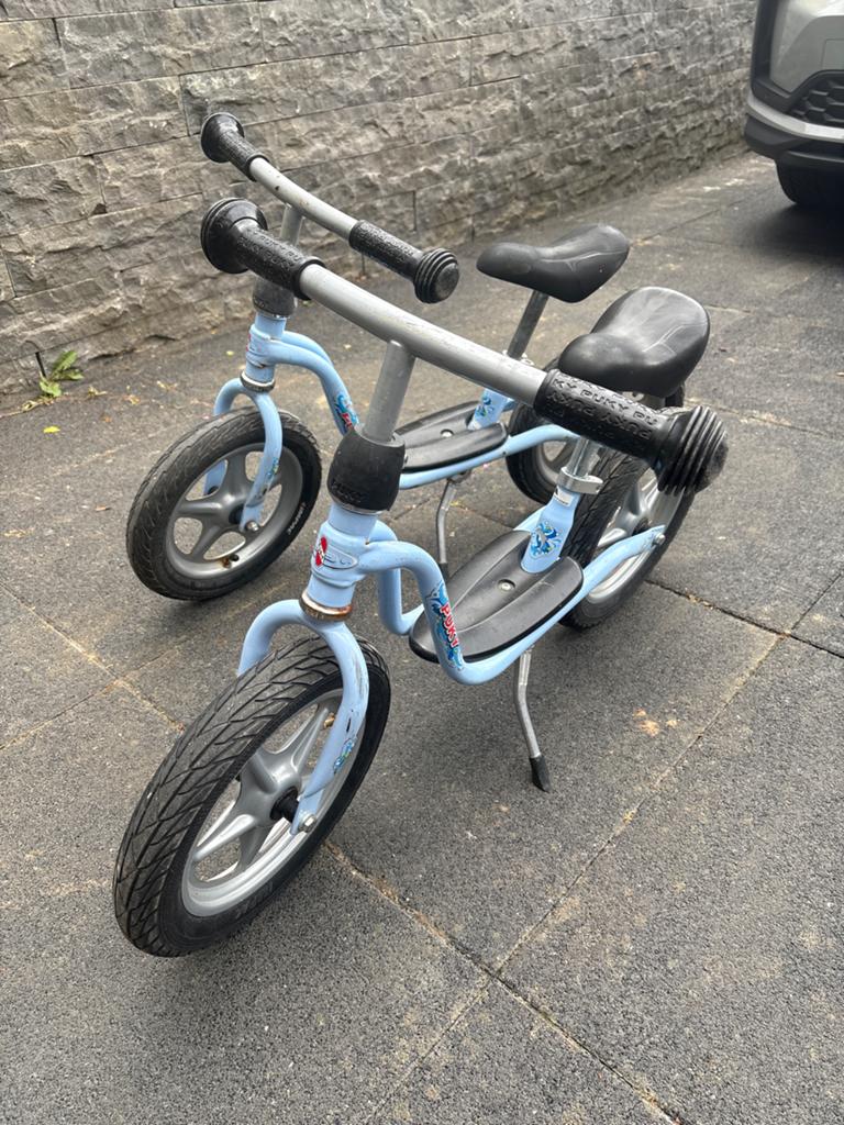 2x Puky loopfiets, 12 inch 20 euro per stuk/ 30 euro samen, Ophalen of Verzenden, Gebruikt, Velgrem, 16 tot 20 inch