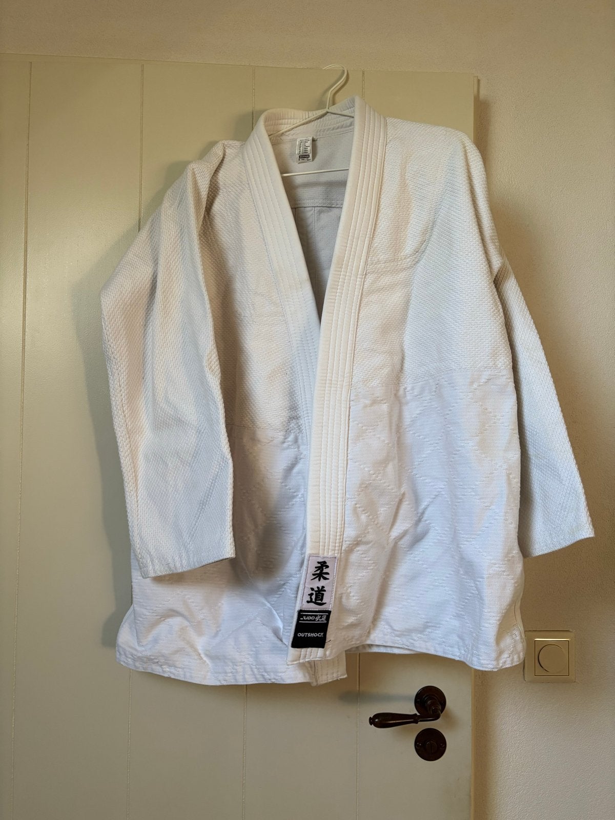 Wit Judo Pak - Zo goed als nieuw, Sport en Fitness, Vechtsporten en Zelfverdediging, Judo, Vechtsportpak, Zo goed als nieuw, Maat M